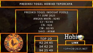 PREDIKSI TOGEL INDOSAT POOLS 11 JUNI 2025