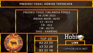 PREDIKSI TOGEL FINLANDIA POOLS 06 JUNI 2025