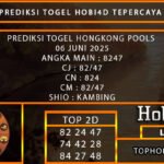 PREDIKSI TOGEL HONGKONG POOLS 06 JUNI 2025