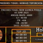PREDIKSI TOGEL NEWGUINEA POOLS 05 JUNI 2025