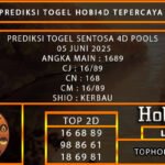 PREDIKSI TOGEL SENTOSA4D POOLS 05 JUNI 2025