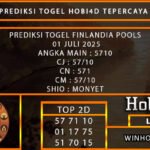 PREDIKSI TOGEL FINLANDIA POOLS 01 JULI 2025