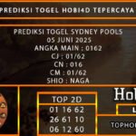 PREDIKSI TOGEL SYDNEY POOLS 05 JUNI 2025