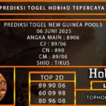 PREDIKSI TOGEL NEWGUINEA POOLS 06 JUNI 2025