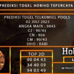 PREDIKSI TOGEL TELKOMSEL POOLS 02 JULI 2025